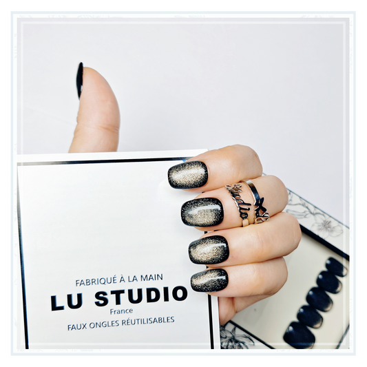 Comète - Press On Nails Faux Ongles Faits Main LU STUDIO