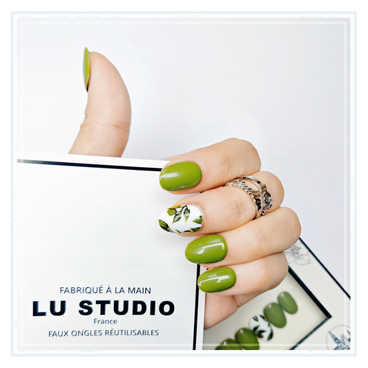 LT02 - Peuplier | Faux-ongles réutilisables - Press on nails