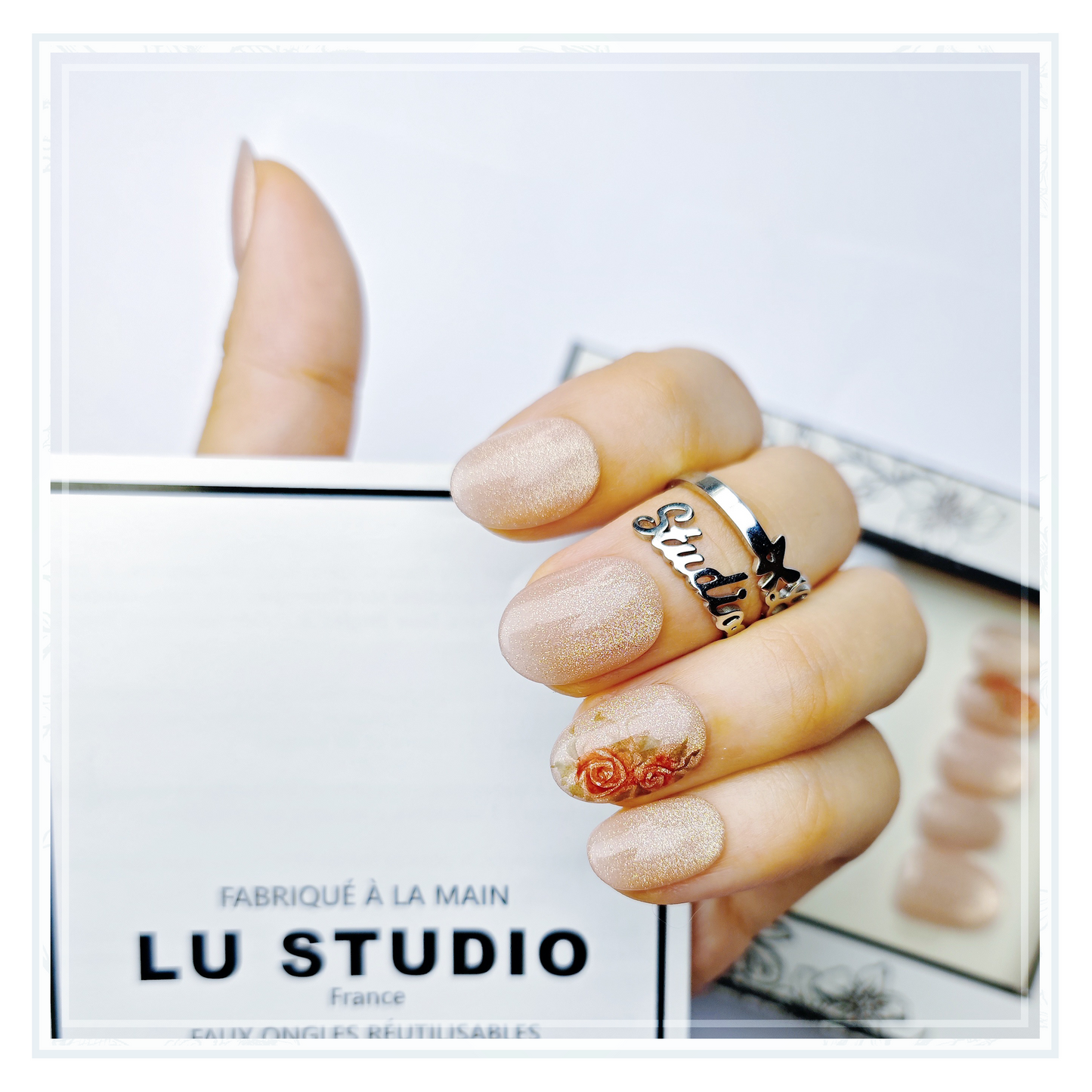 LT09 - Nude | Faux-ongles réutilisables - Press on nails