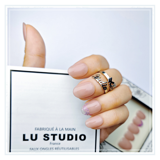 LT15 - Nude | Faux-ongles réutilisables - Press on nails