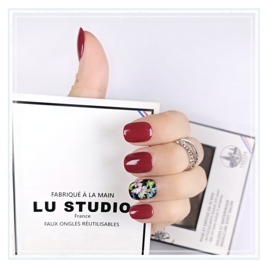 LT20 - Jardin à l'Anglaise | Faux-ongles réutilisables - Press on nails