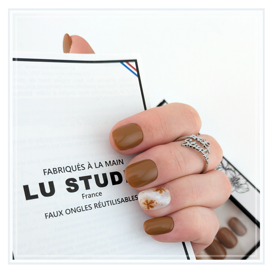 LT41 - Matinée d'automne | Faux-ongles réutilisables - Press on nails