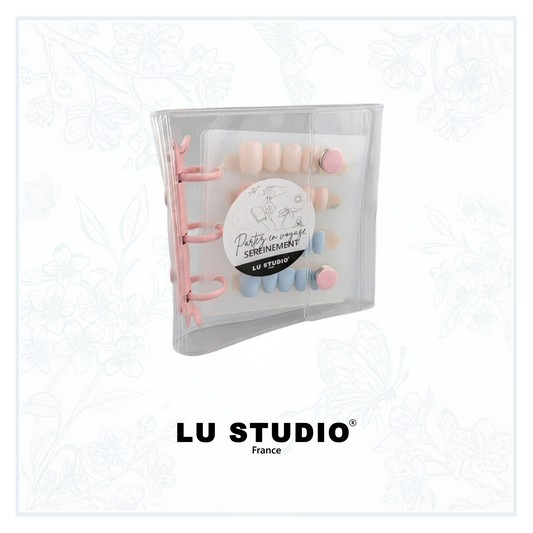 Mini livre de voyage - Rangement spécial faux ongles - LU STUDIO