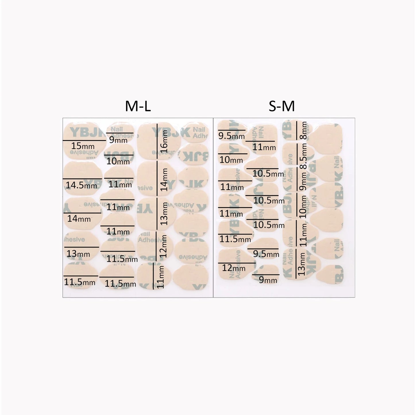 5 Feuilles de Gel Pads Autocollants.