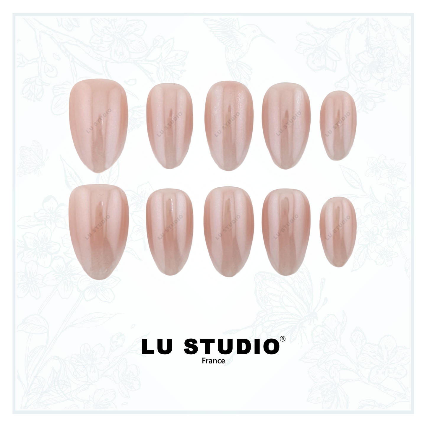 BB06 - Babyboomer  |  Faux-ongles réutilisables - Press on nails