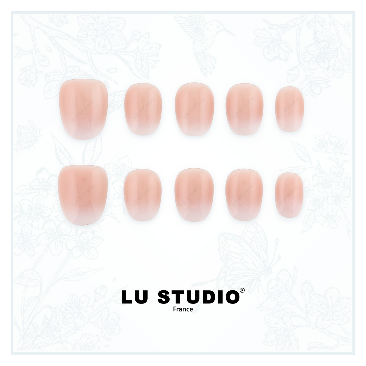 BB08 - Baby boomer naturel  |  Faux-ongles réutilisables - Press on nails