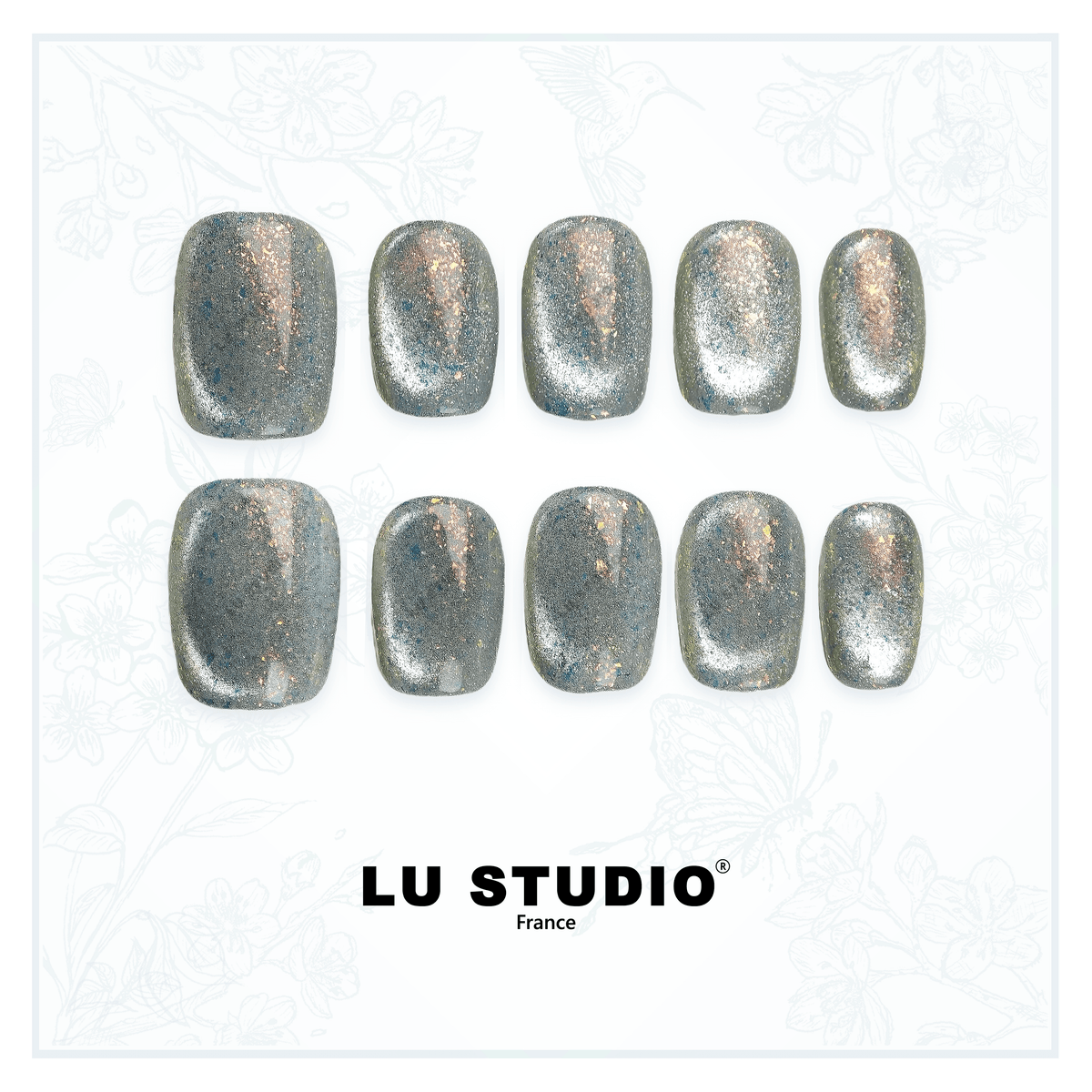 C07 - Andromède  |  Faux-ongles réutilisables - Press on nails