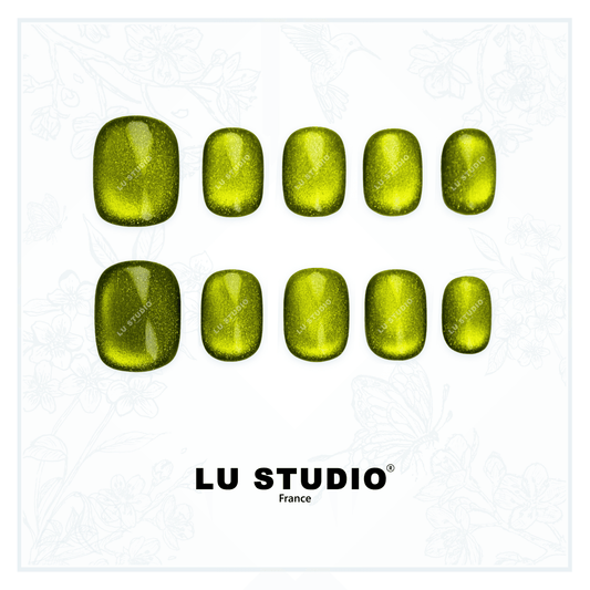C12 - 51 nuances de vert  |  Faux-ongles réutilisables - Press on nails