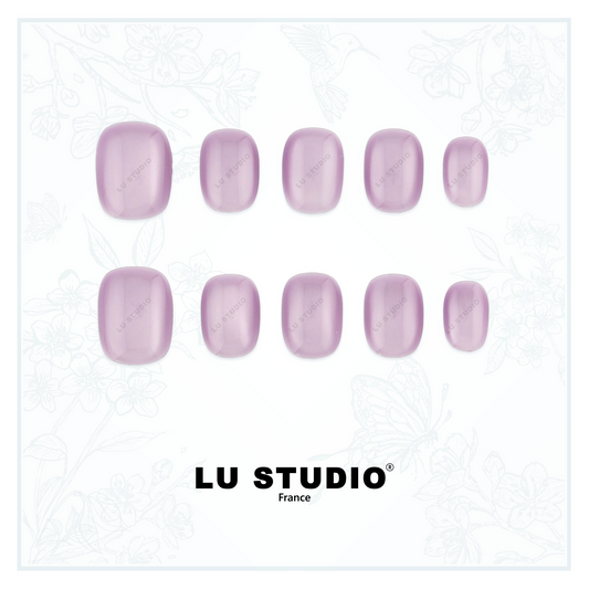C31 - Satin Mauve  |  Faux-ongles réutilisables - Press on nails