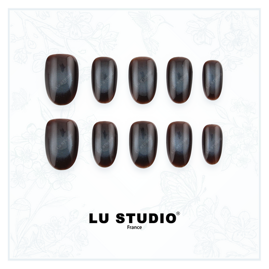 C69 - Nébuleuse Sombre  |  Faux-ongles réutilisables - Press on nails