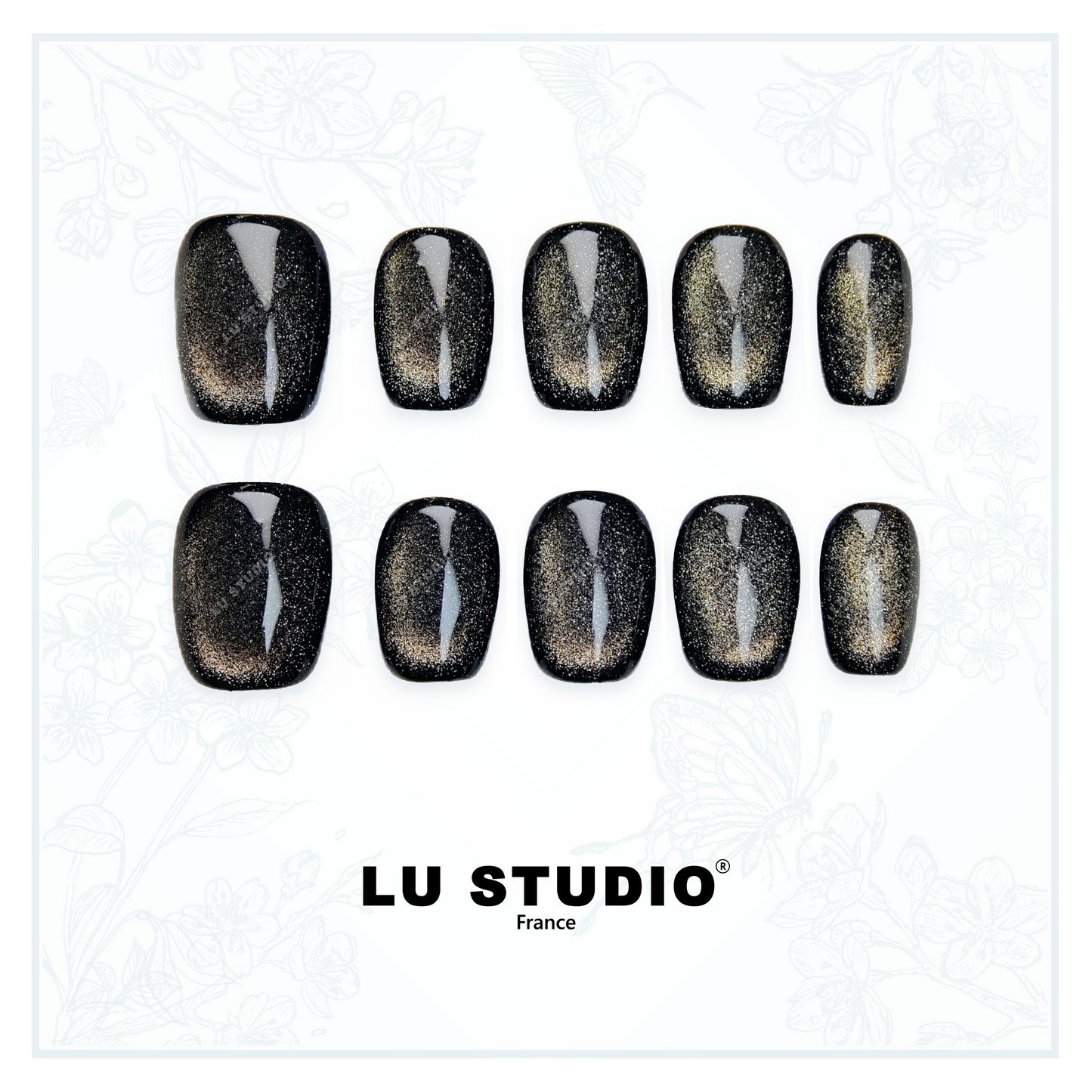 CAT01 - Comète  |  Faux-ongles réutilisables - Press on nails