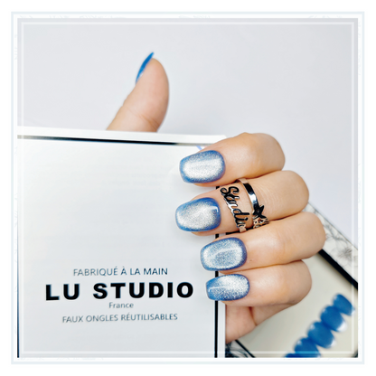 Ciel Bleu  |  Faux-ongles réutilisables - Press on nails