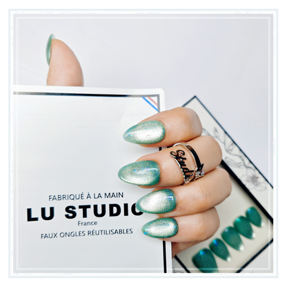 Clairière enchantée  |  Faux-ongles réutilisables - Press on nails