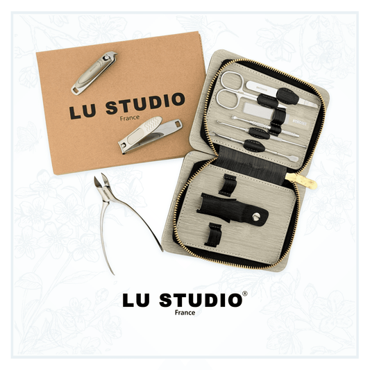 Coffret Manucure / Pédicure - Press On Nails Faux Ongles Faits Main LU STUDIO