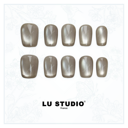 Collier de perle  |  Faux-ongles réutilisables - Press on nails