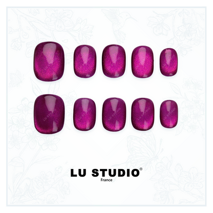 Deep Purple  |  Faux-ongles réutilisables - Press on nails