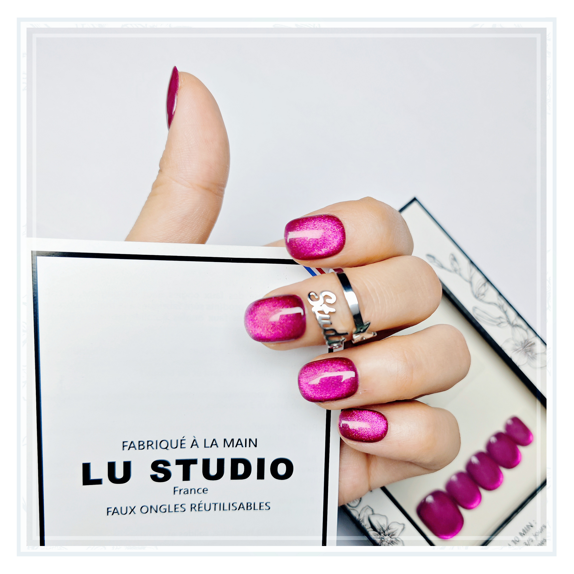 Deep Purple  |  Faux-ongles réutilisables - Press on nails