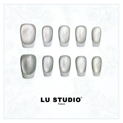 F01 - French Stone | Faux-ongles réutilisables - Press on nails