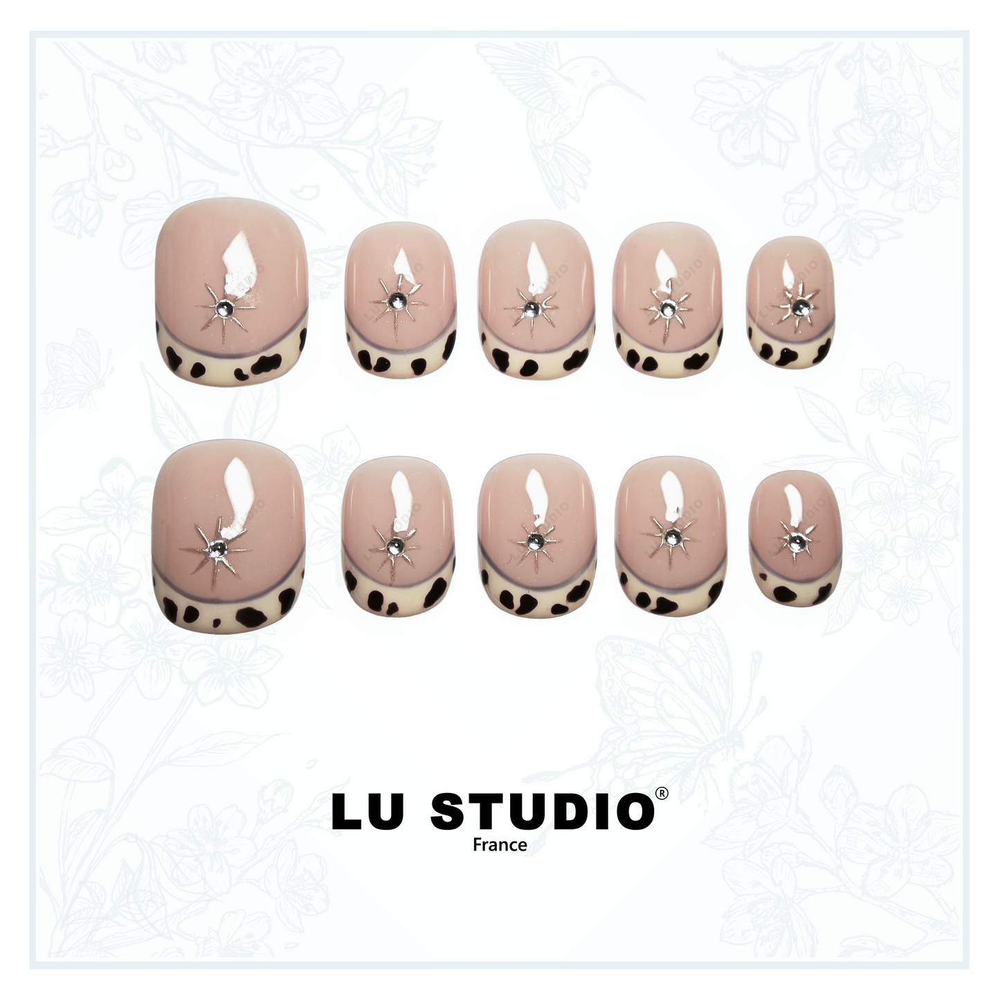 F12 - Etoile Sauvage  |  Faux-ongles réutilisables - Press on nails