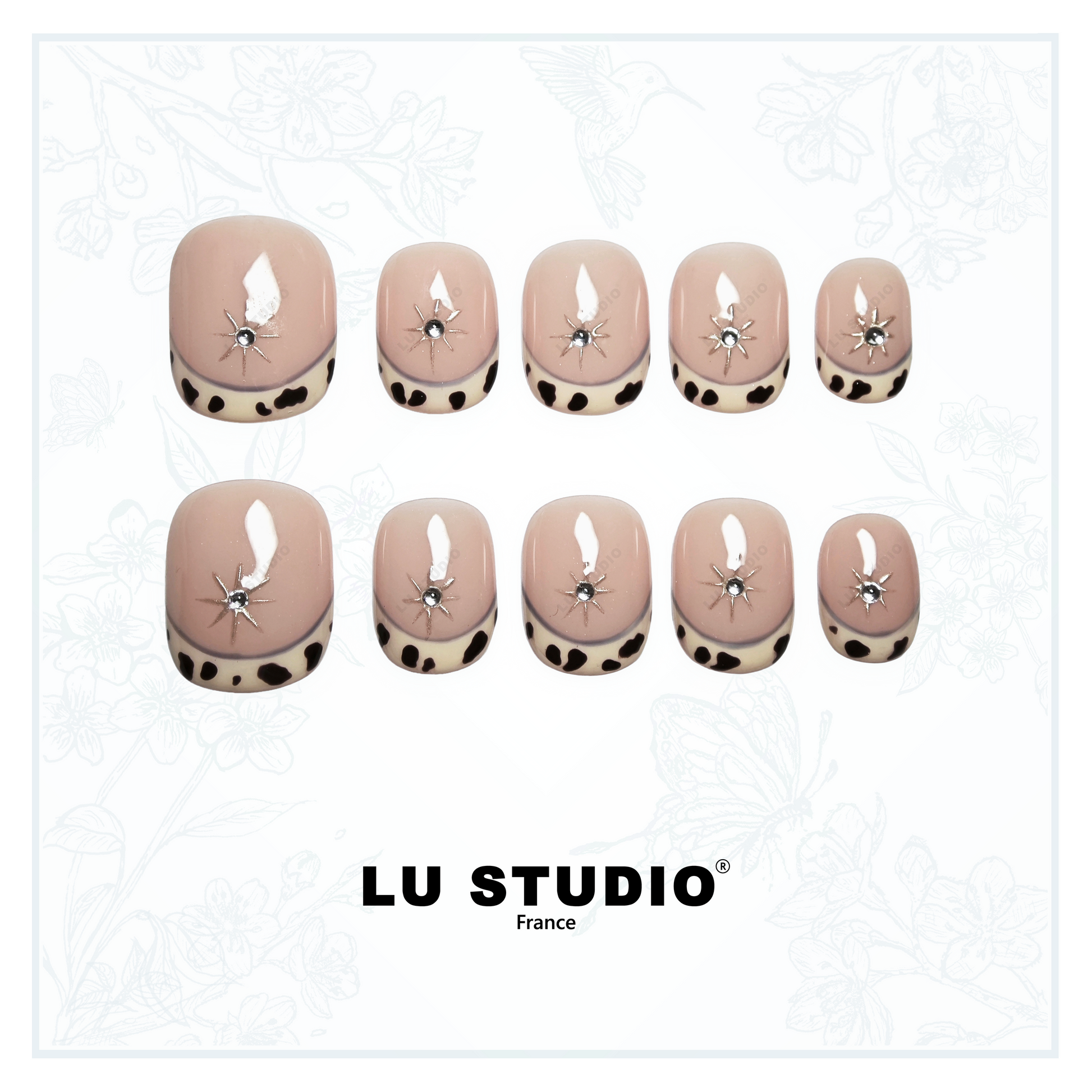 F12 - Etoile Sauvage  |  Faux-ongles réutilisables - Press on nails