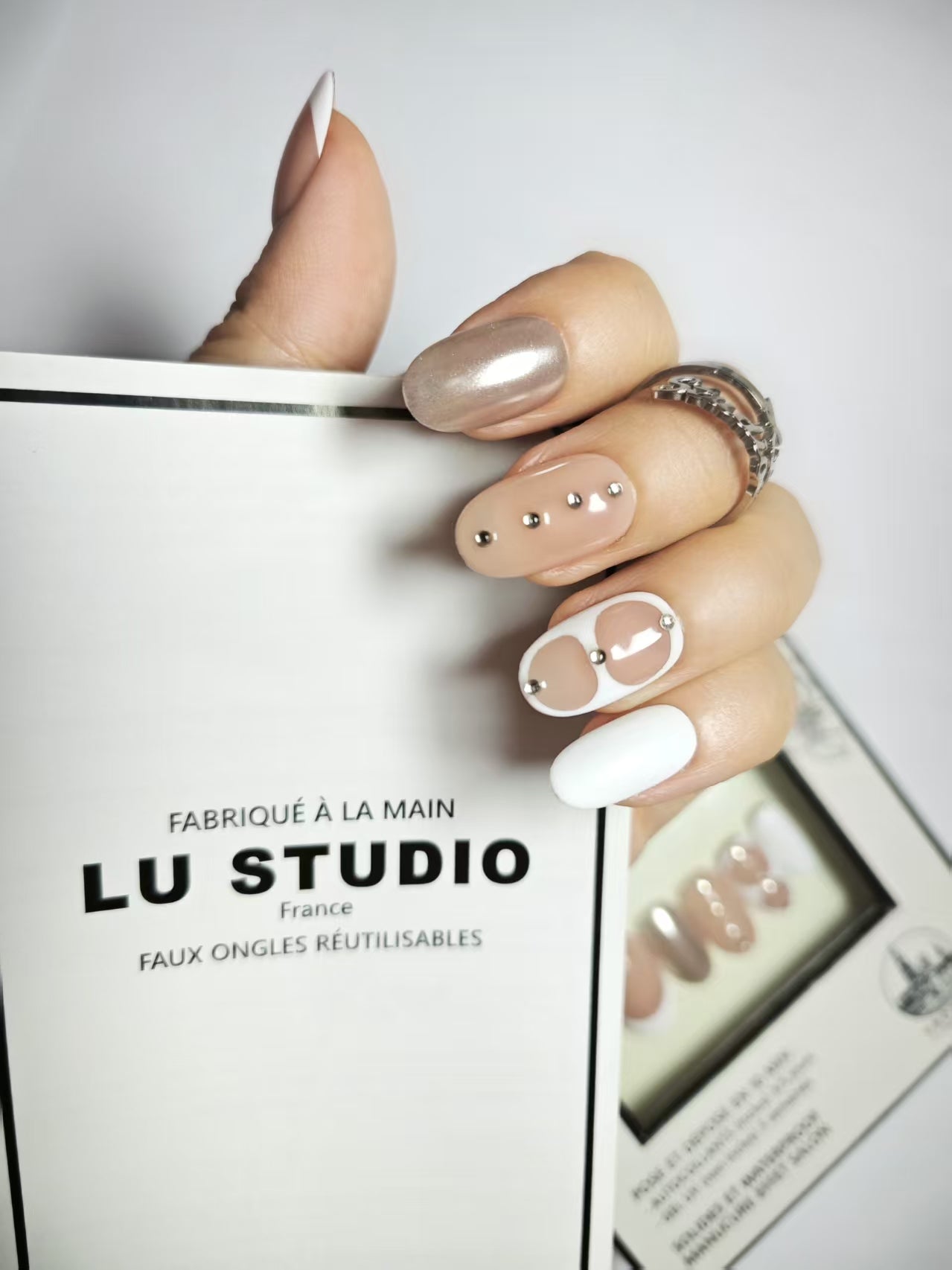 French argent et diamants