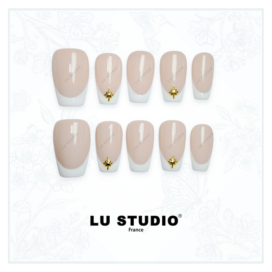 F41 - La belle étoile  |  Faux-ongles réutilisables - Press on nails