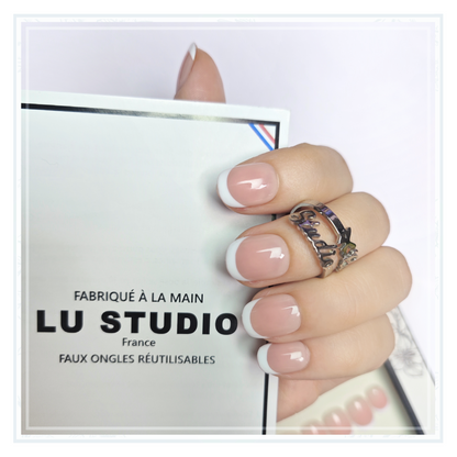 F52 - Classique French  |  Faux-ongles réutilisables - Press on nails
