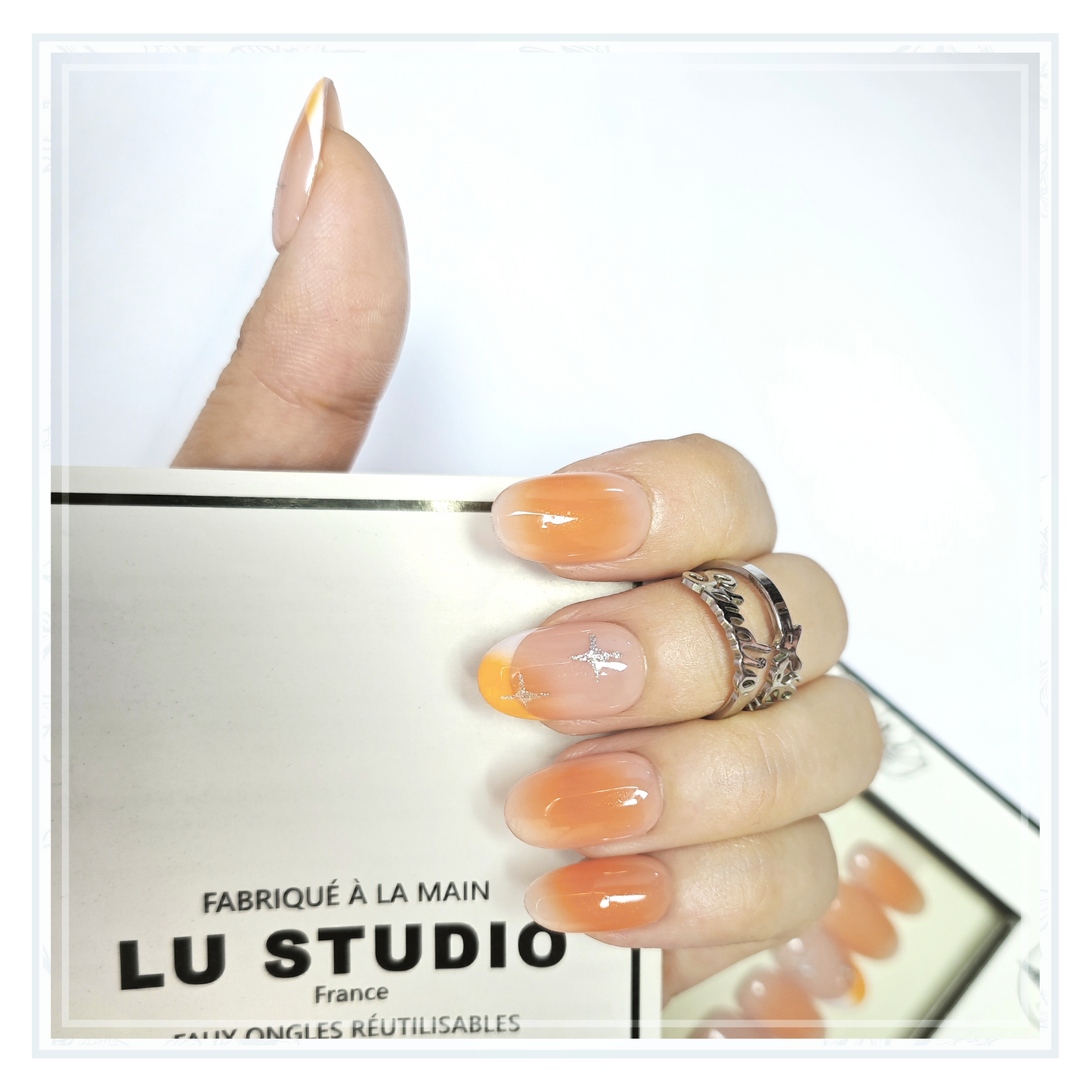 F62 - Madonna  |  Faux-ongles réutilisables - Press on nails