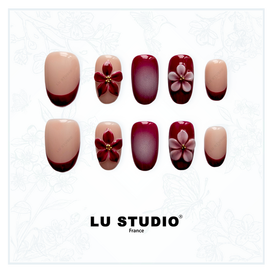 F74 - Rendez-vous Galant  |  Faux-ongles réutilisables - Press on nails