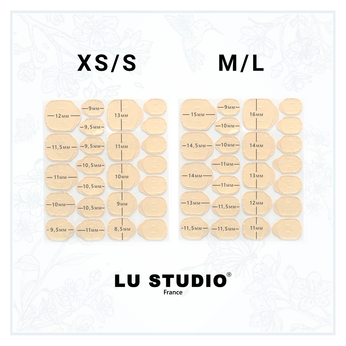 Gel Pads Autocollants  |  Faux-ongles réutilisables - Press on nails