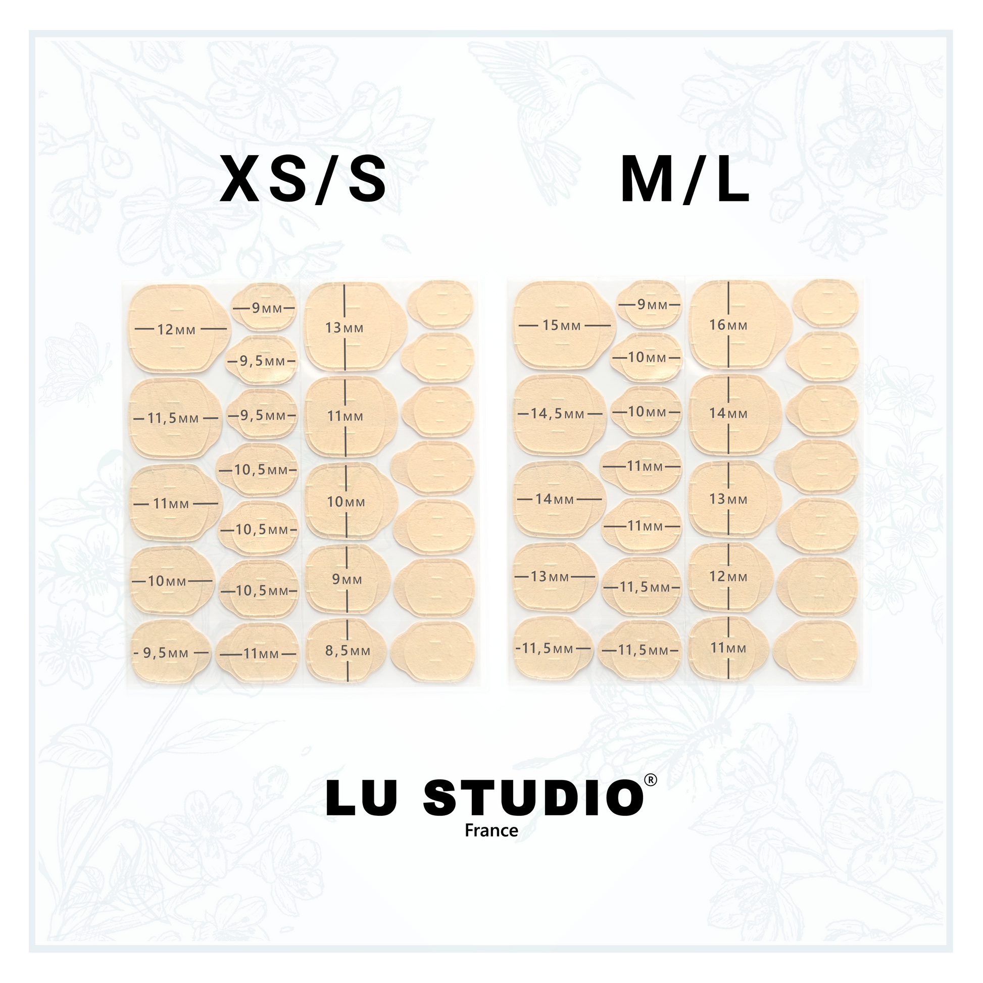 Gel Pads Autocollants  |  Faux-ongles réutilisables - Press on nails