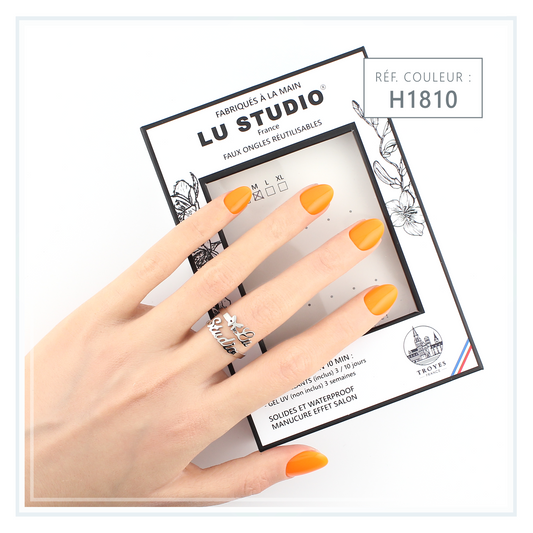 H18 10 |  Faux-ongles réutilisables - Press on nails