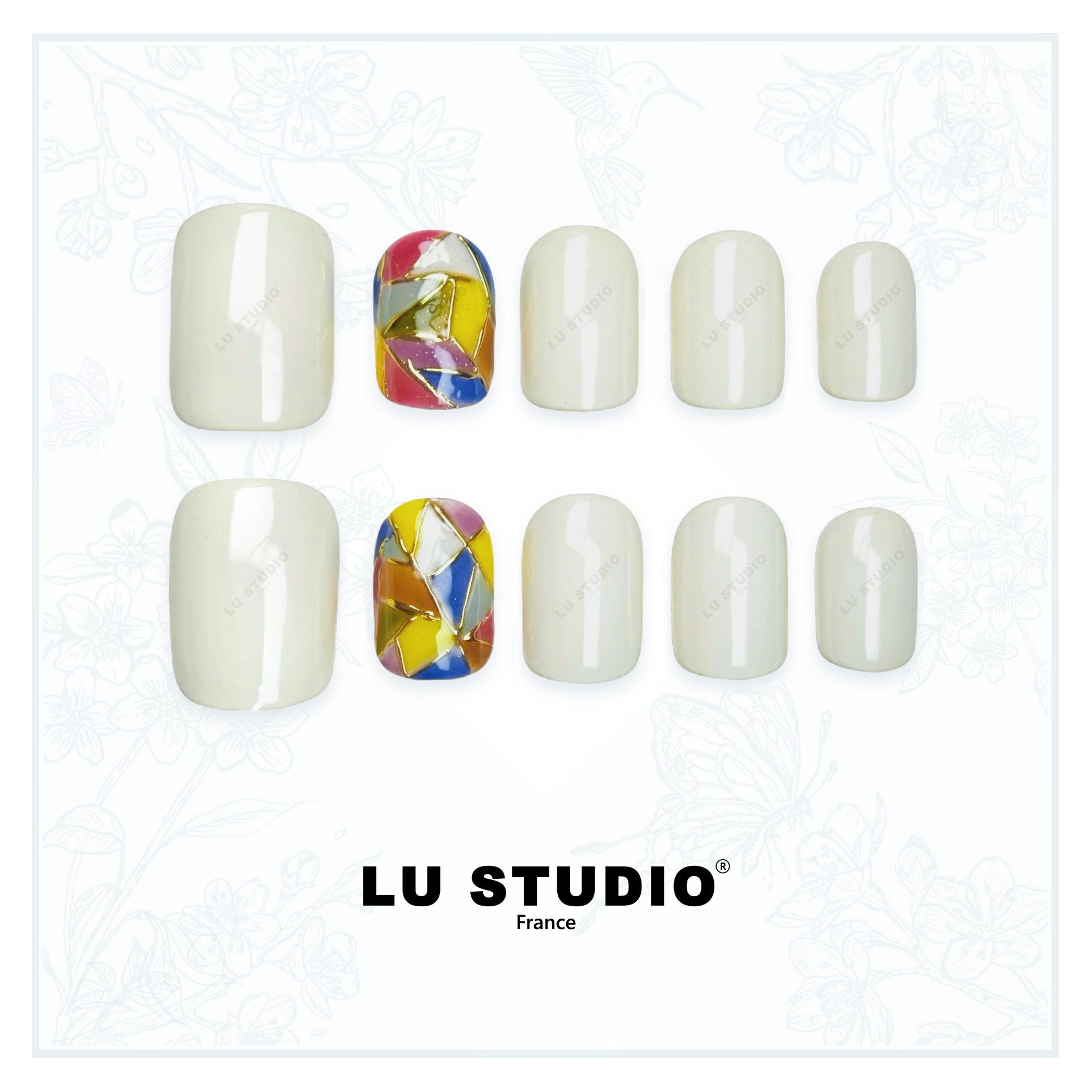 Hôtel de ville de Troyes  |  Faux-ongles réutilisables - Press on nails