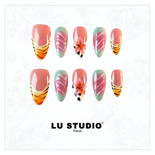 Journal d'Afrique  |  Faux-ongles réutilisables - Press on nails