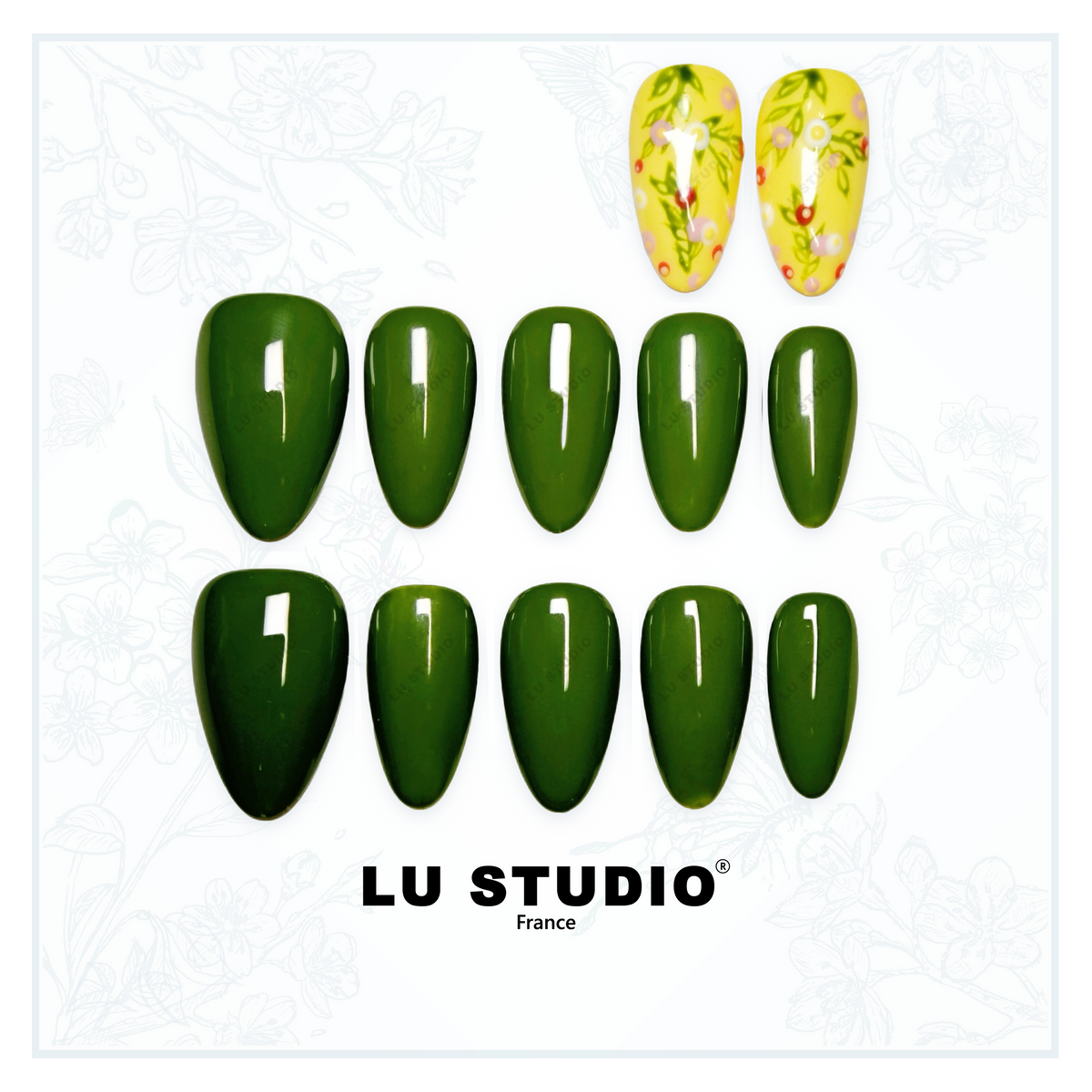 LT05 - Jardin de Tokyo 東京庭園 | Faux-ongles réutilisables - Press on nails