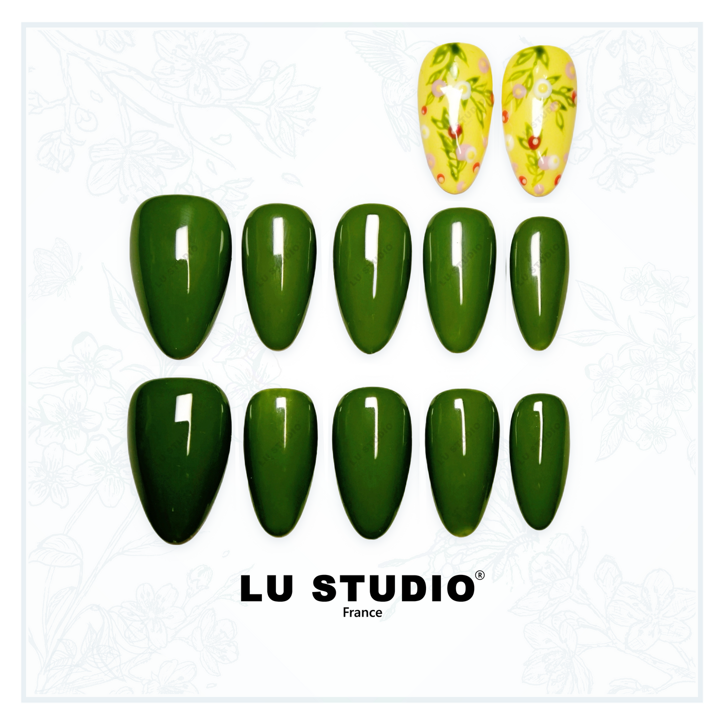 LT05 - Jardin de Tokyo  |  Faux-ongles réutilisables - Press on nails