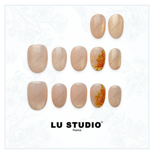 LT09 - Nude rose | Faux-ongles réutilisables - Press on nails