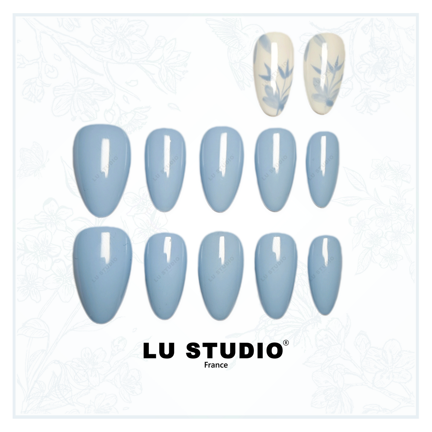 LT11 - Mathilde  |  Faux-ongles réutilisables - Press on nails