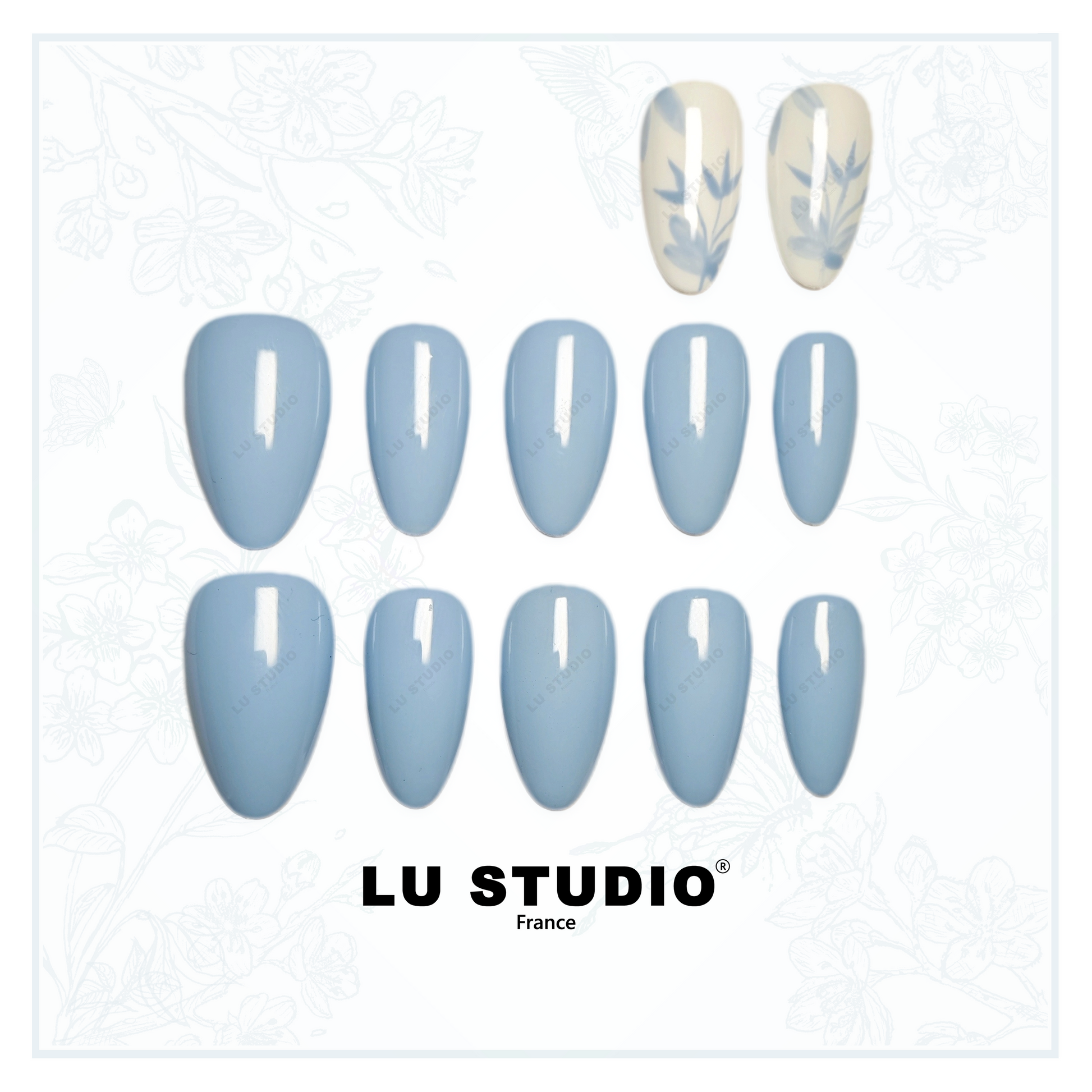 LT11 - Mathilde  |  Faux-ongles réutilisables - Press on nails
