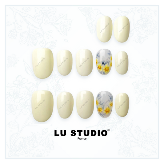 LT17 - Blanc Pur | Faux-ongles réutilisables - Press on nails