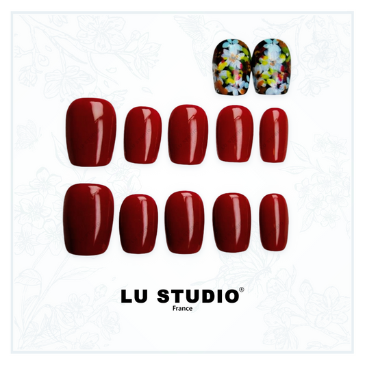 LT20 - Jardin à l'anglaise  |  Faux-ongles réutilisables - Press on nails