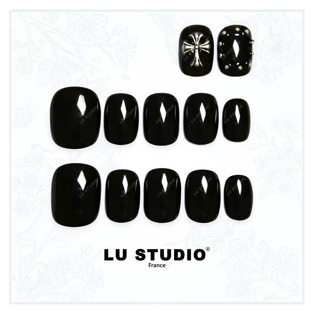 LT26 - Gothic Chic | Faux-ongles réutilisables - Press on nails