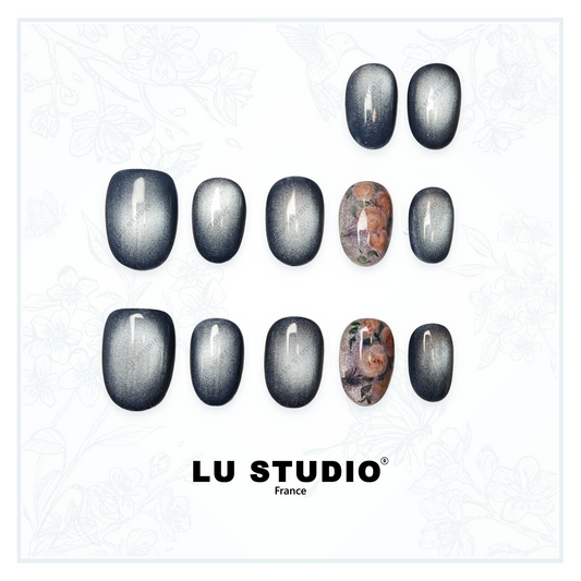 LT37 - Jardin Secret et Lunaire  |  Faux-ongles réutilisables - Press on nails