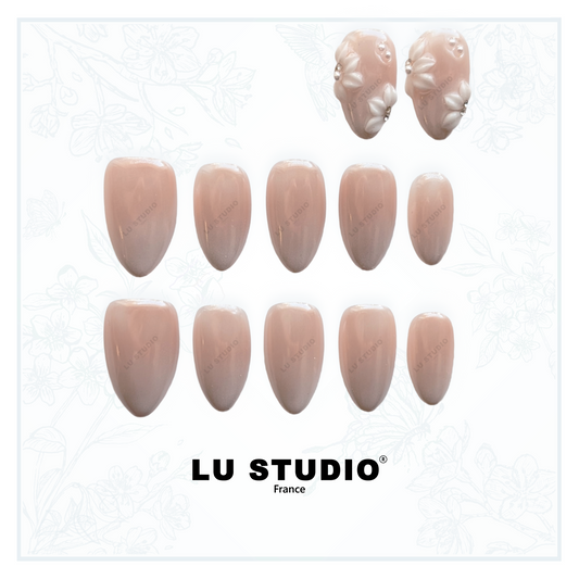 LT57 - Jour de baptême V2  |  Faux-ongles réutilisables - Press on nails
