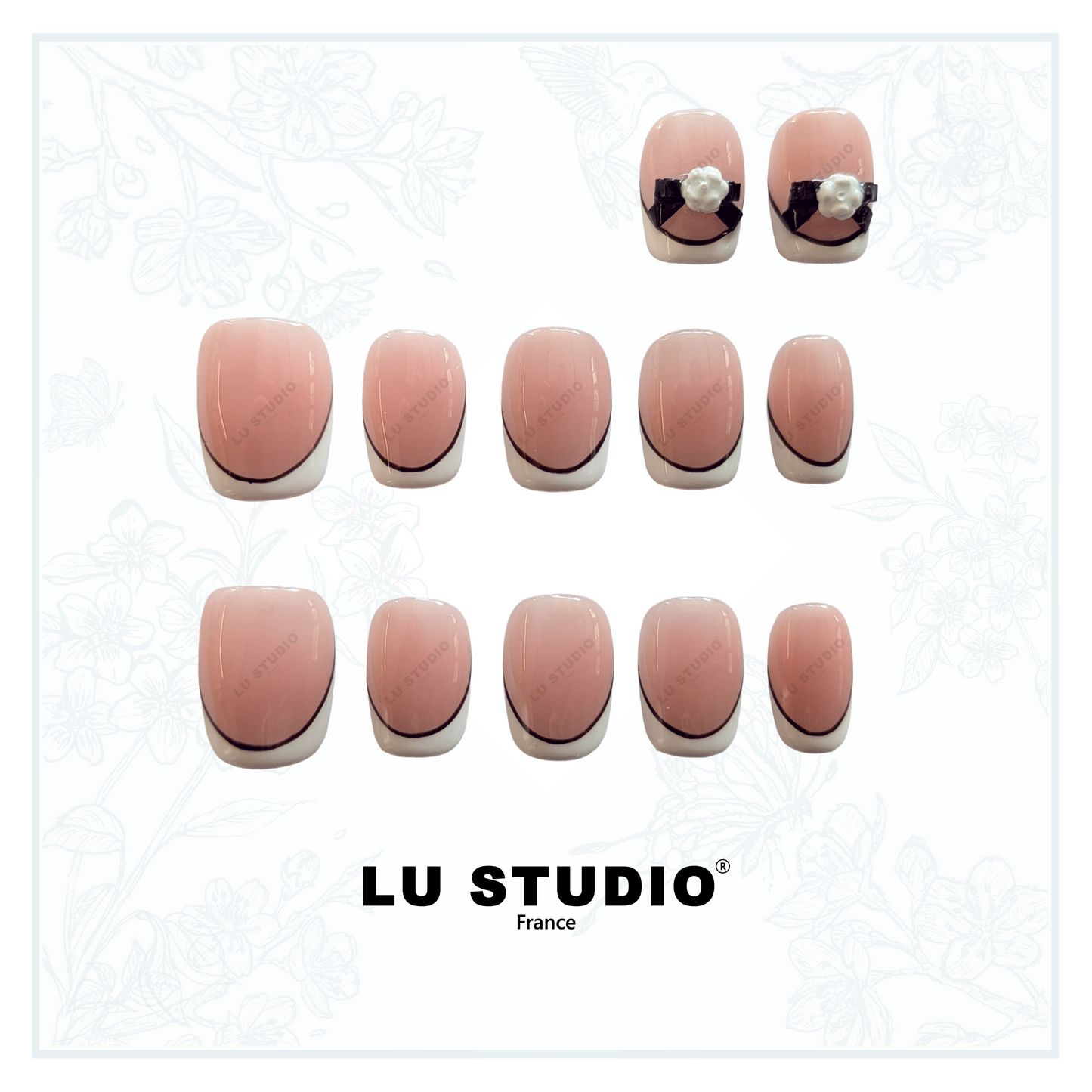 LT60 - Parisienne Chic  |  Faux-ongles réutilisables - Press on nails
