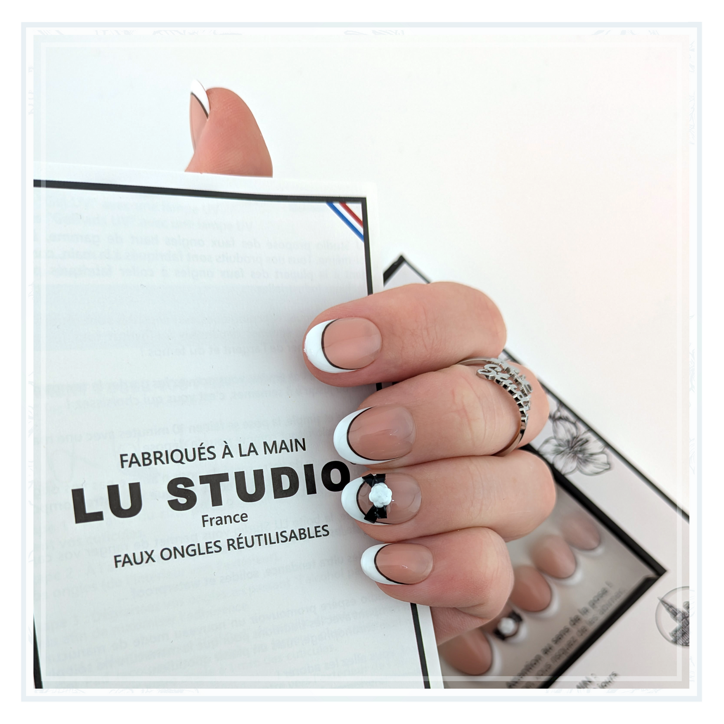 LT60 - Parisienne Chic  |  Faux-ongles réutilisables - Press on nails