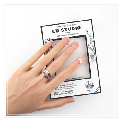 Papillon Nude | Faux-ongles réutilisables - Press on nails