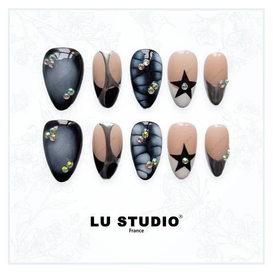 M03 - Super sonic | Faux-ongles réutilisables - Press on nails