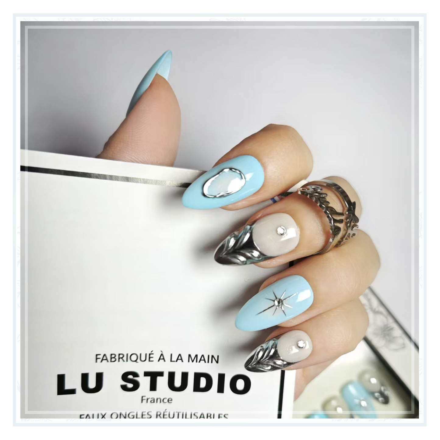 M10 - Archange  |  Faux-ongles réutilisables - Press on nails