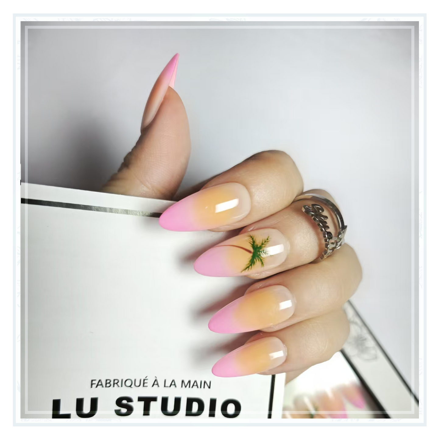 M18 - Sous les tropiques  |  Faux-ongles réutilisables - Press on nails